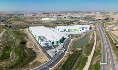 Illescas Green Logistics Park from above
